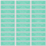 Modern Script Wedding Guest Names Address<br><div class="desc">Composed of simple serif and modern cursive script typography. These elements are simple,  elegant,  and modern. This has 30 stickers. 
 
 This is designed by White Paper Birch Co. exclusive for Zazzle.
 
 Available here:
 http://www.zazzle.com/store/whitepaperbirch</div>