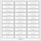 Modern Script Wedding Guest Names Address