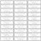 Modern Script Wedding Guest Names Address