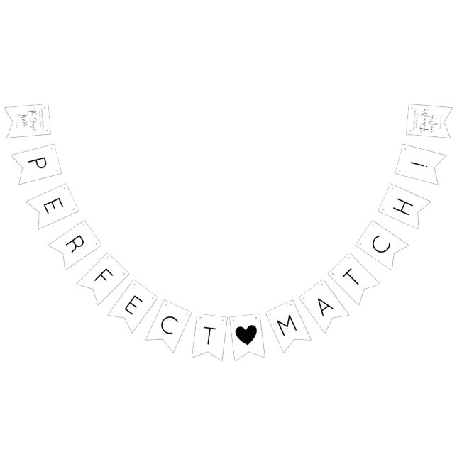 Modern Script Wedding Shower Bunting (All)