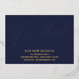 Modern Script We've Moved Moving Announcement