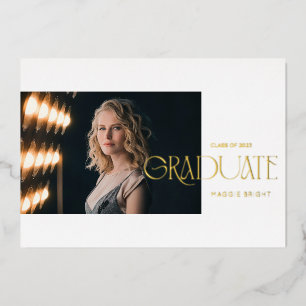 Modern scripted 2023 graduate announcement