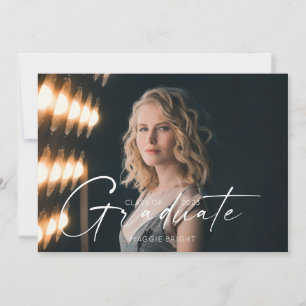 Modern scripted 2023 graduate announcement  