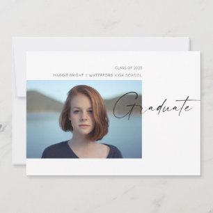 Modern scripted 2023 graduate announcement  