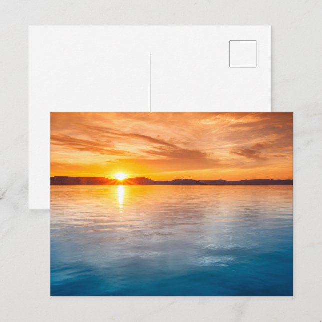 Modern Sea View Flat Postcard (Front/Back)