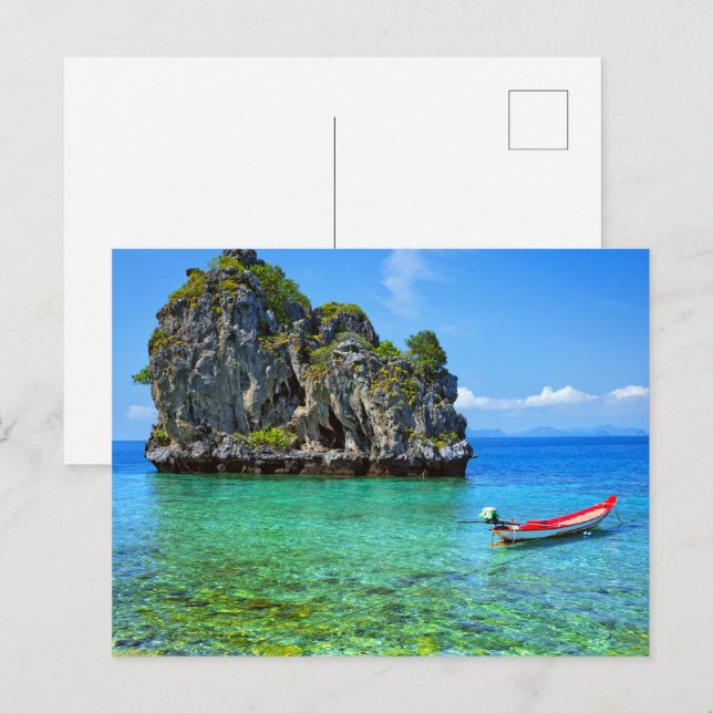 Modern Sea View Flat Postcard (Front/Back)