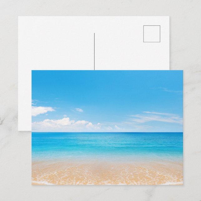 Modern Sea View Flat Postcard (Front/Back)