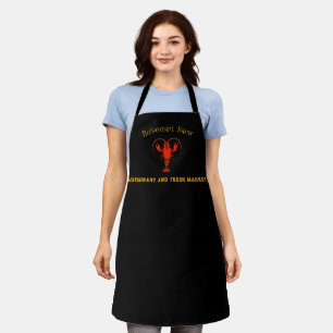 Modern seafood Restaurant & Market crayfish custom Apron