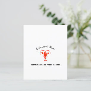 Modern seafood Restaurant & Market crayfish name