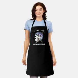 Modern seafood welcome salmon Alaska Personalise  Apron