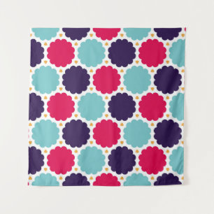 modern seamless colourful geometry cloud pattern, tapestry