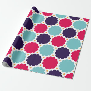  modern seamless colourful geometry cloud pattern, wrapping paper