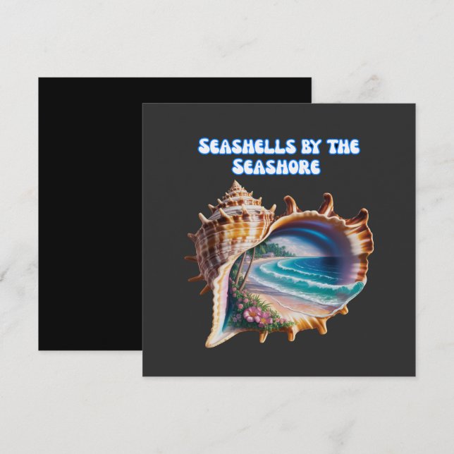 Modern Seashells  Business (Front/Back)