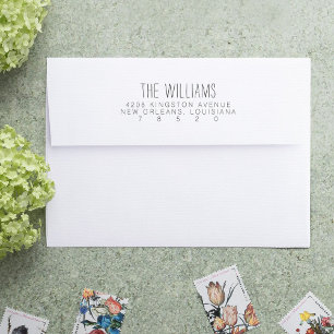 Modern Self Inking Return Address Stamp