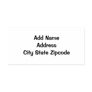 Modern Self Inking Rubber Stamp