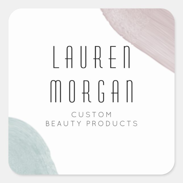 Modern Serenity | Monogram Sticker (Front)