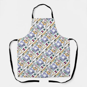 Modern Sewing Supplies and Tools Pattern Apron