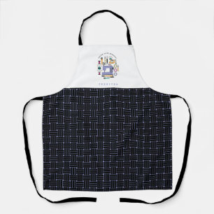 Modern Sewing Supplies and Tools Pattern Apron