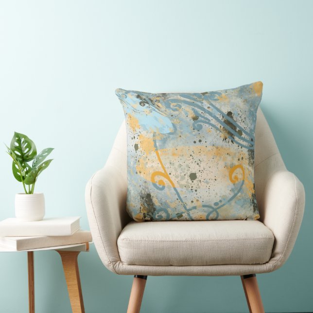 Modern Shapes and Colour Cushion (Chair)