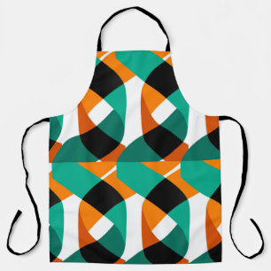 Modern shapes and geometric seamless pattern in sc apron