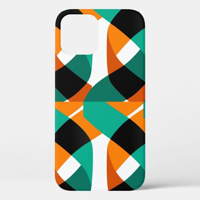 Modern shapes and geometric seamless pattern in sc Case-Mate iPhone case (Back)