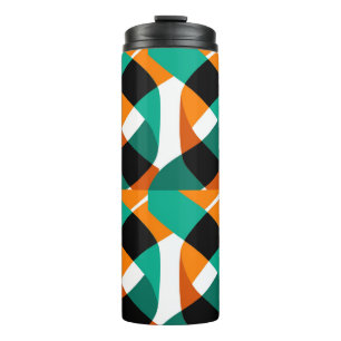 Modern shapes and geometric seamless pattern in sc thermal tumbler