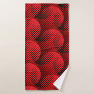 Modern shapes geometric seamless pattern bath towel