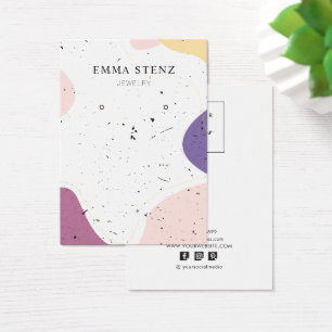Modern Shapes Textured Earring Display Cards
