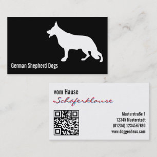 Modern Shepherd Dog Business Card