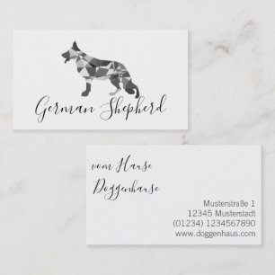Modern Shepherd Dog Business Card