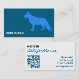 Modern Shepherd Dog Business Card