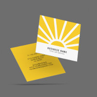 Modern Shining Sun Sunrise Sunrays Yellow White