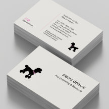 Modern Silhouette Dog Grooming