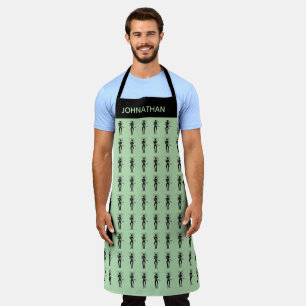 Modern, Silhouette Guitarist Apron