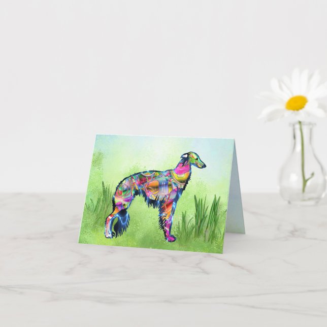 Modern Silken Windhound  Card (Small Plant)
