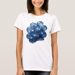 Modern Silver BLUE GLASS BUCKLES Custom Design T-Shirt
