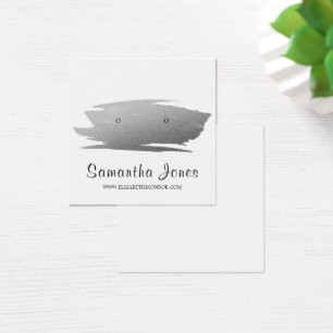 Modern Silver Foil Brushstroke, Jewellery Display