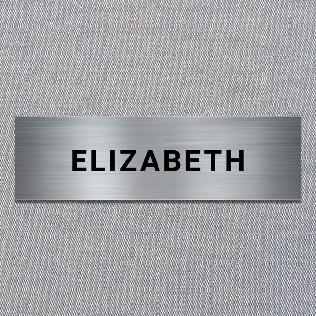 Modern Silver Name Tag (Creator Uploaded)