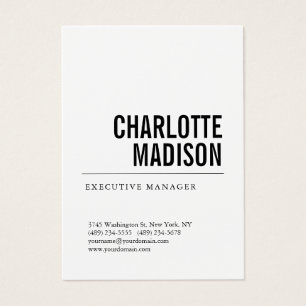 Modern Simpl Trendye Minimalist Plain Profile Card