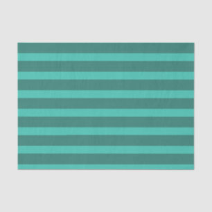 Modern Simple 2 Tone Stripe Geometric Forest Green Tissue Paper