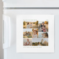 Modern Simple 7 Photo Collage Christmas