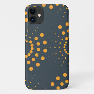Modern, simple, abstract geometric pattern art iPhone 11 case