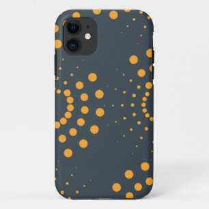 Modern, simple, abstract geometric pattern art iPhone 11 case