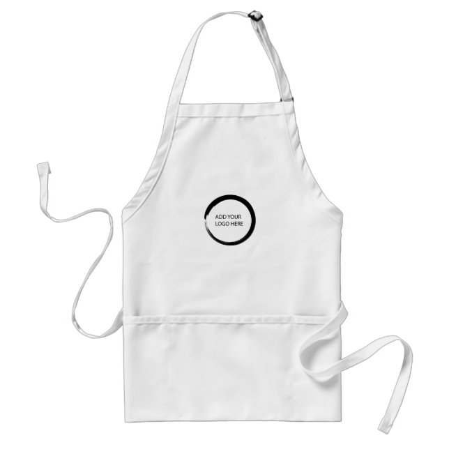 Modern simple add own logo professional standard apron (Front)