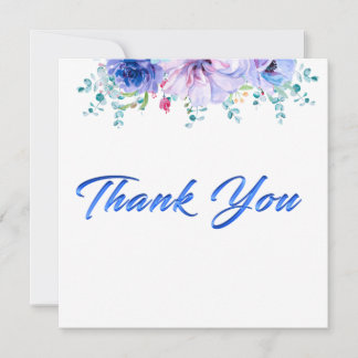 Modern, simple and beautiful thank you card