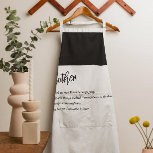 Modern Simple Best Mother Ever Best Beauty Gift Apron