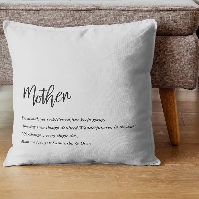 Modern Simple Best Mother Ever Best Beauty Gift Cushion (Creator Uploaded)