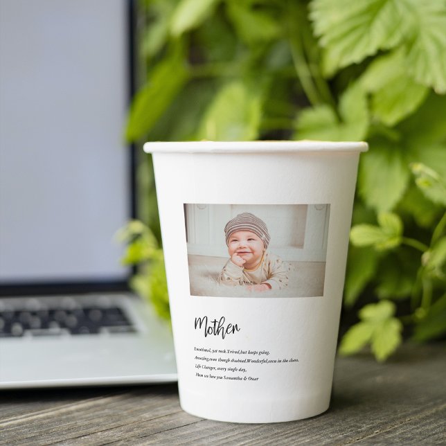 Modern Simple Best Mother Ever Best Beauty Gift Paper Cups (Creator Uploaded)