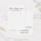 Modern simple black and white earring display card