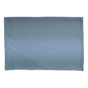 Modern Simple Blue navy Gradient Colour Pillowcase